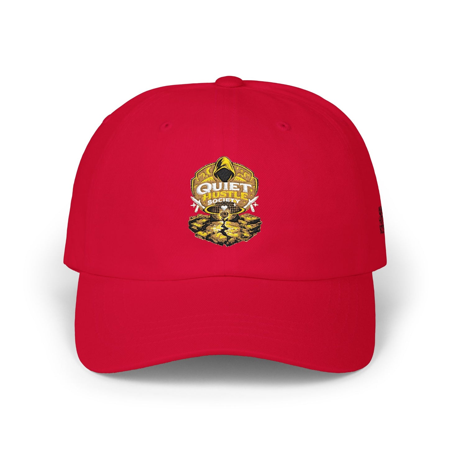 Dad Cap — "Quiet Hustle" Embroidered Baseball Hat