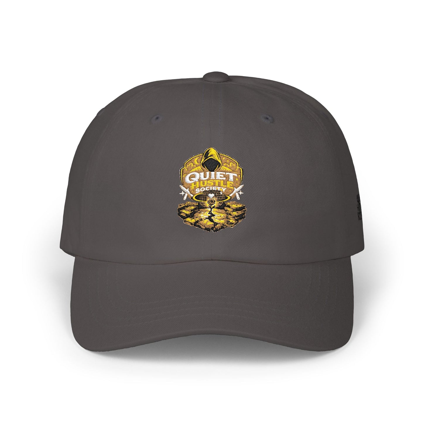 Dad Cap — "Quiet Hustle" Embroidered Baseball Hat