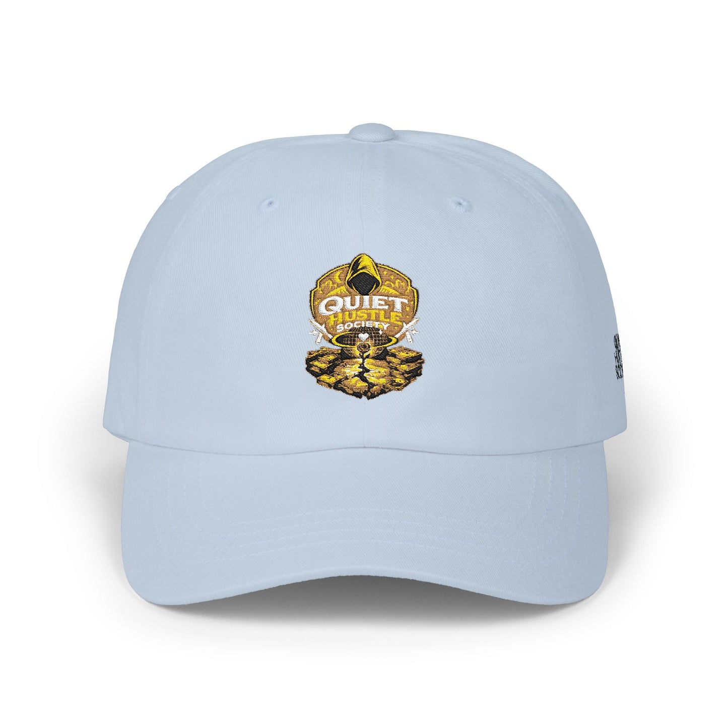 Dad Cap — "Quiet Hustle" Embroidered Baseball Hat