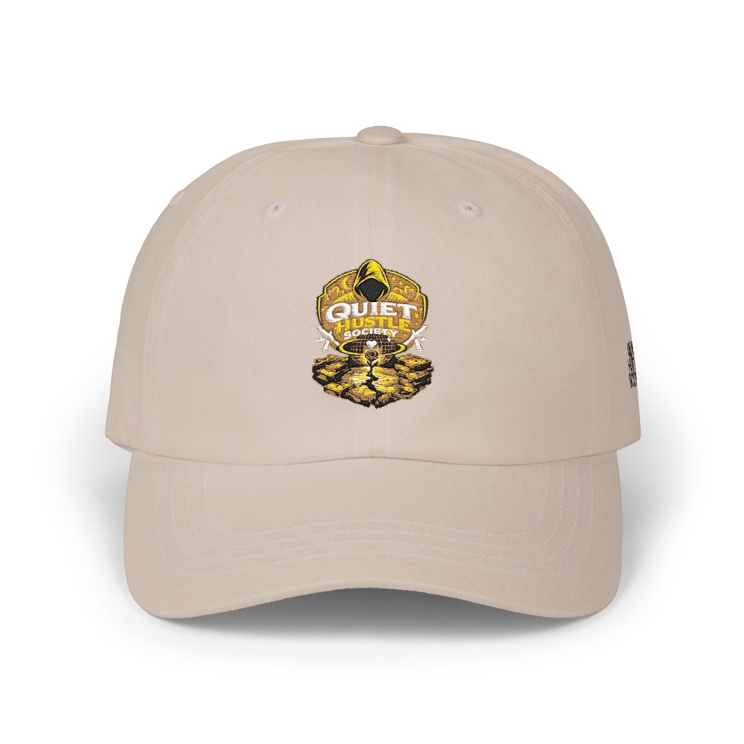 Dad Cap — "Quiet Hustle" Embroidered Baseball Hat