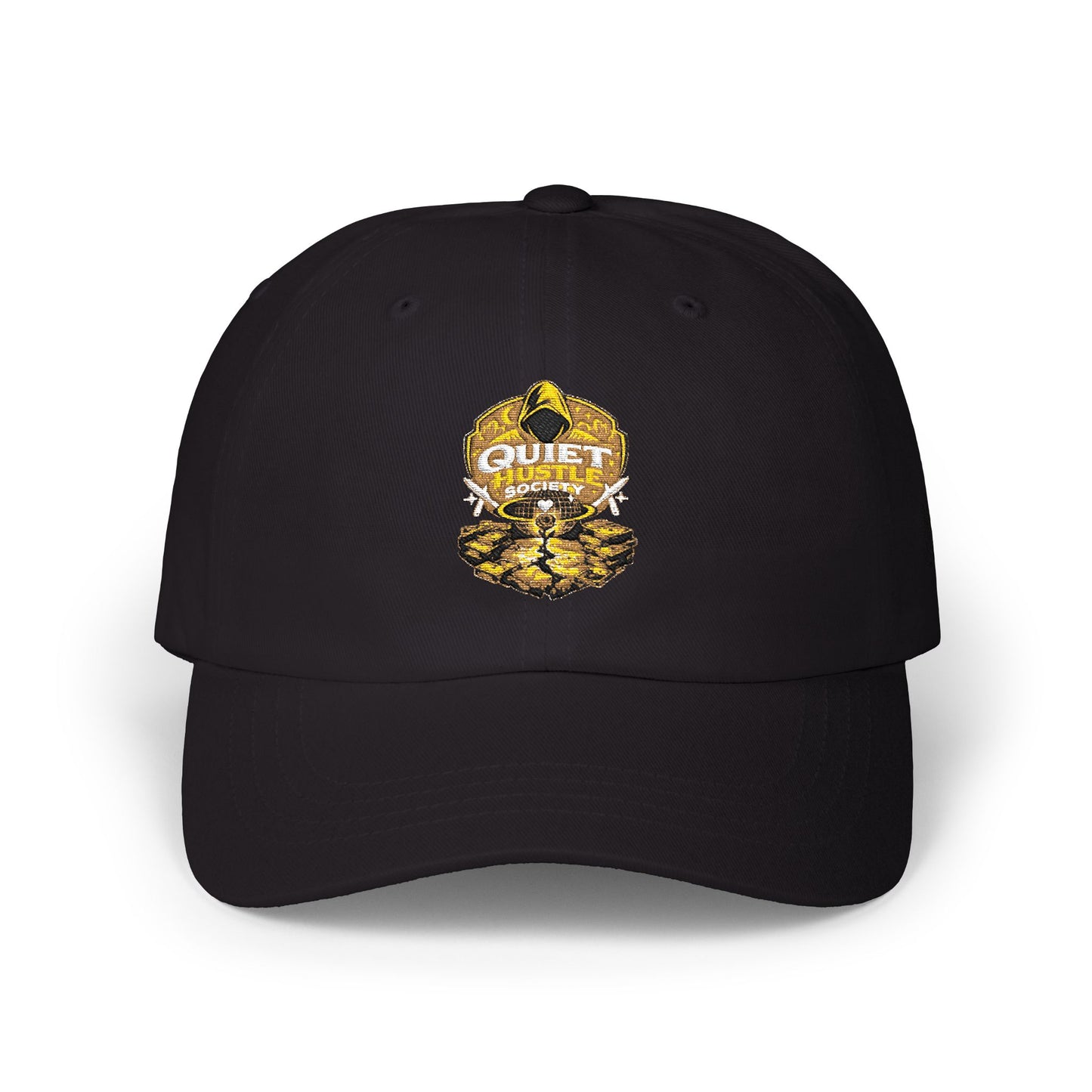 Dad Cap — "Quiet Hustle" Embroidered Baseball Hat