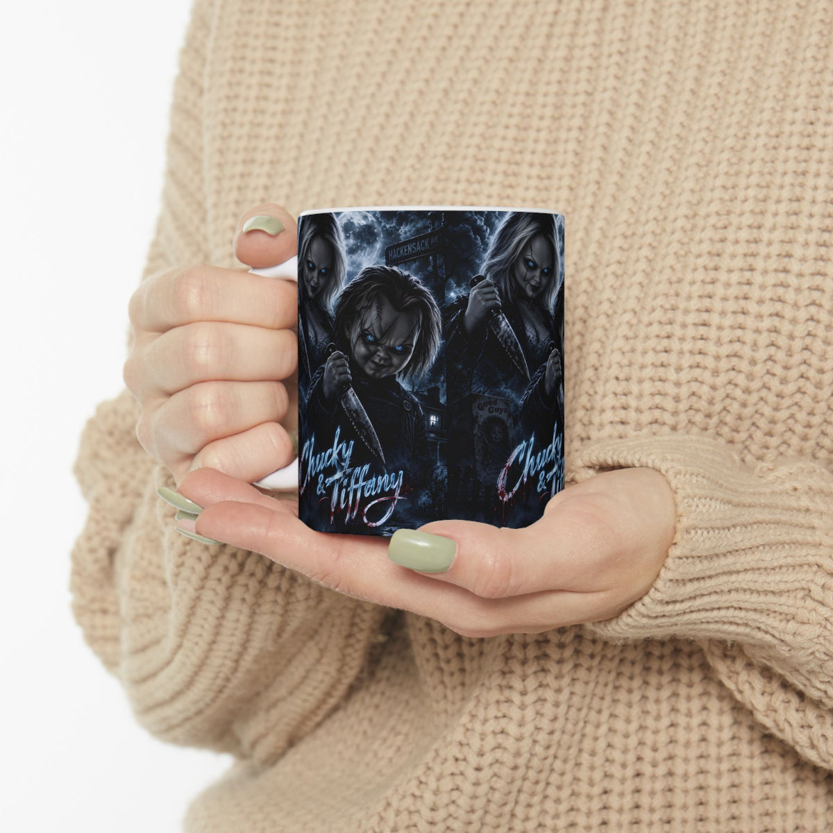 Chucky & Tiffany Horror Ceramic Mug