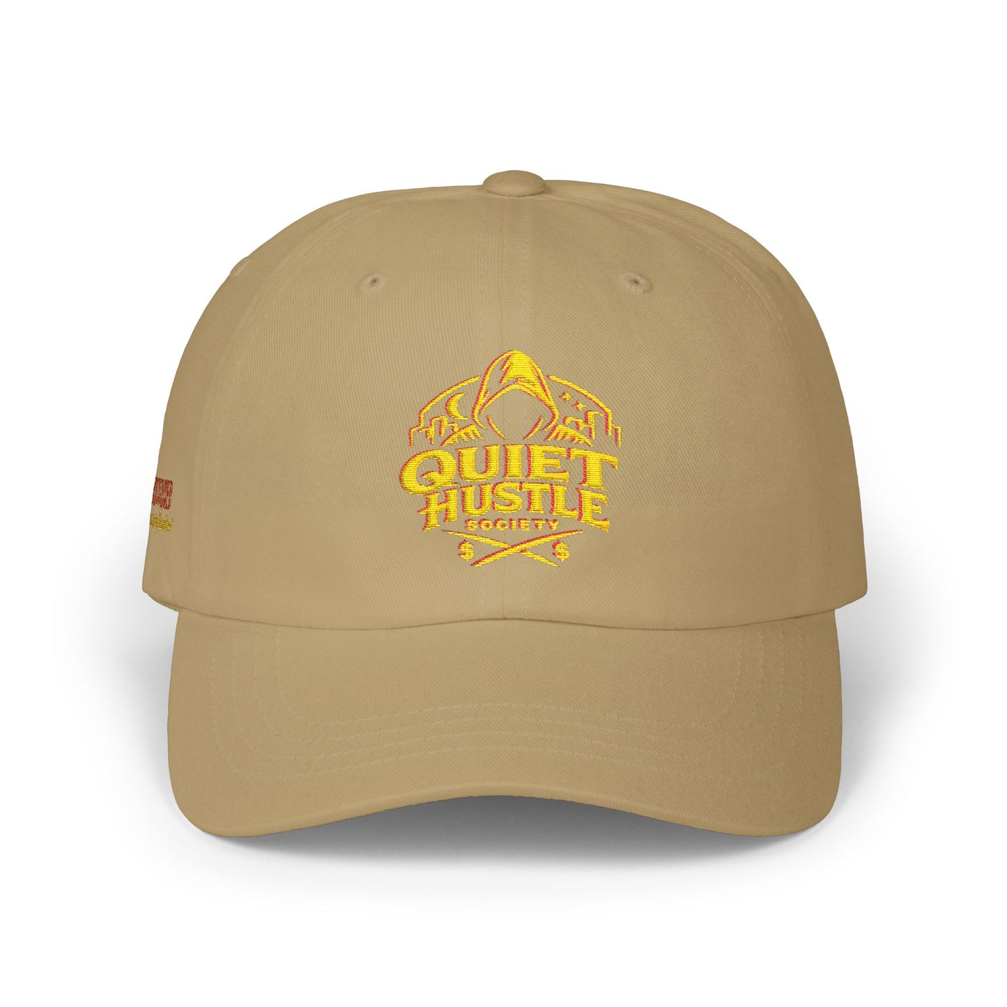 Dad Cap — "Quiet Hustle Society" Embroidered Baseball Hat