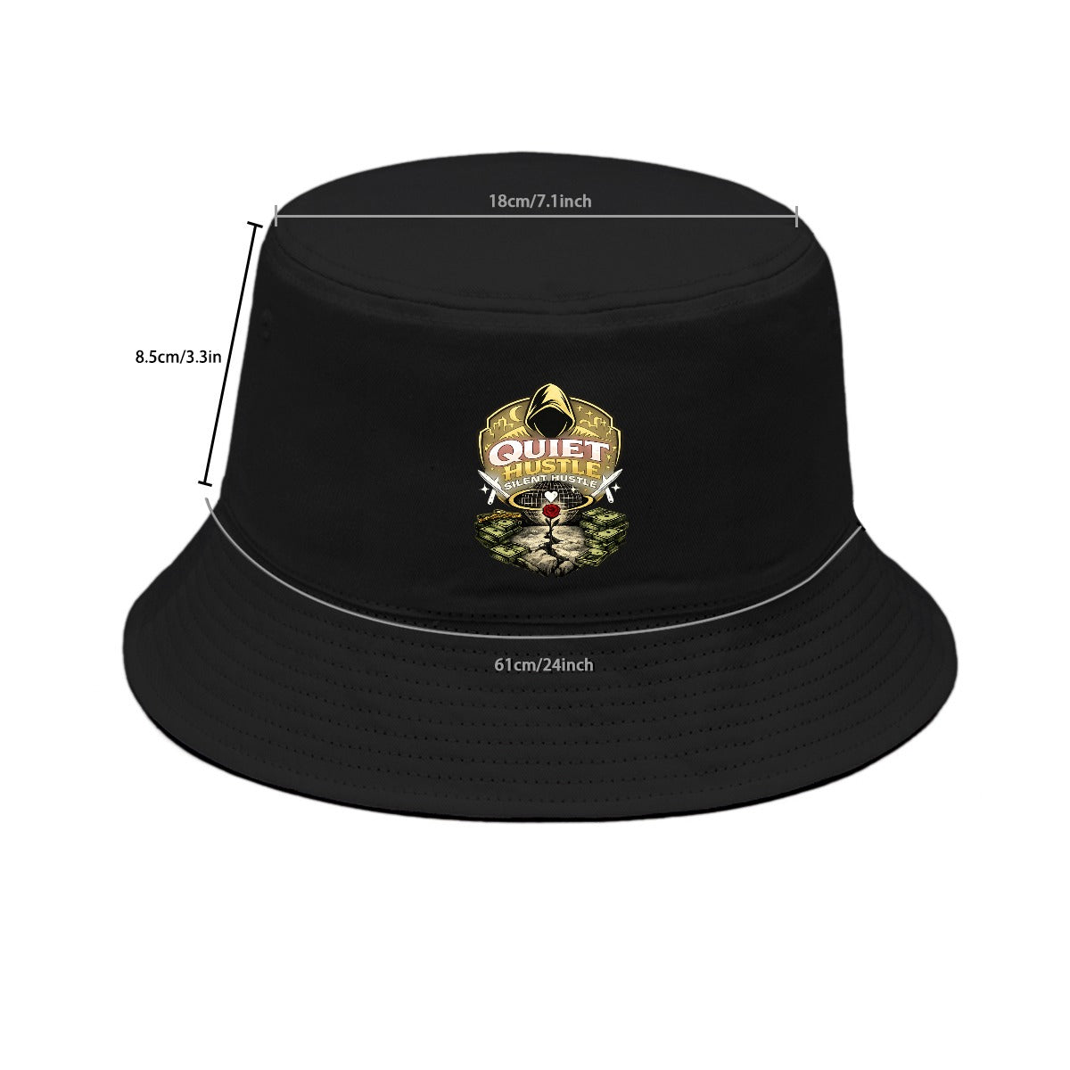 Adult Double Layer Bucket Hat