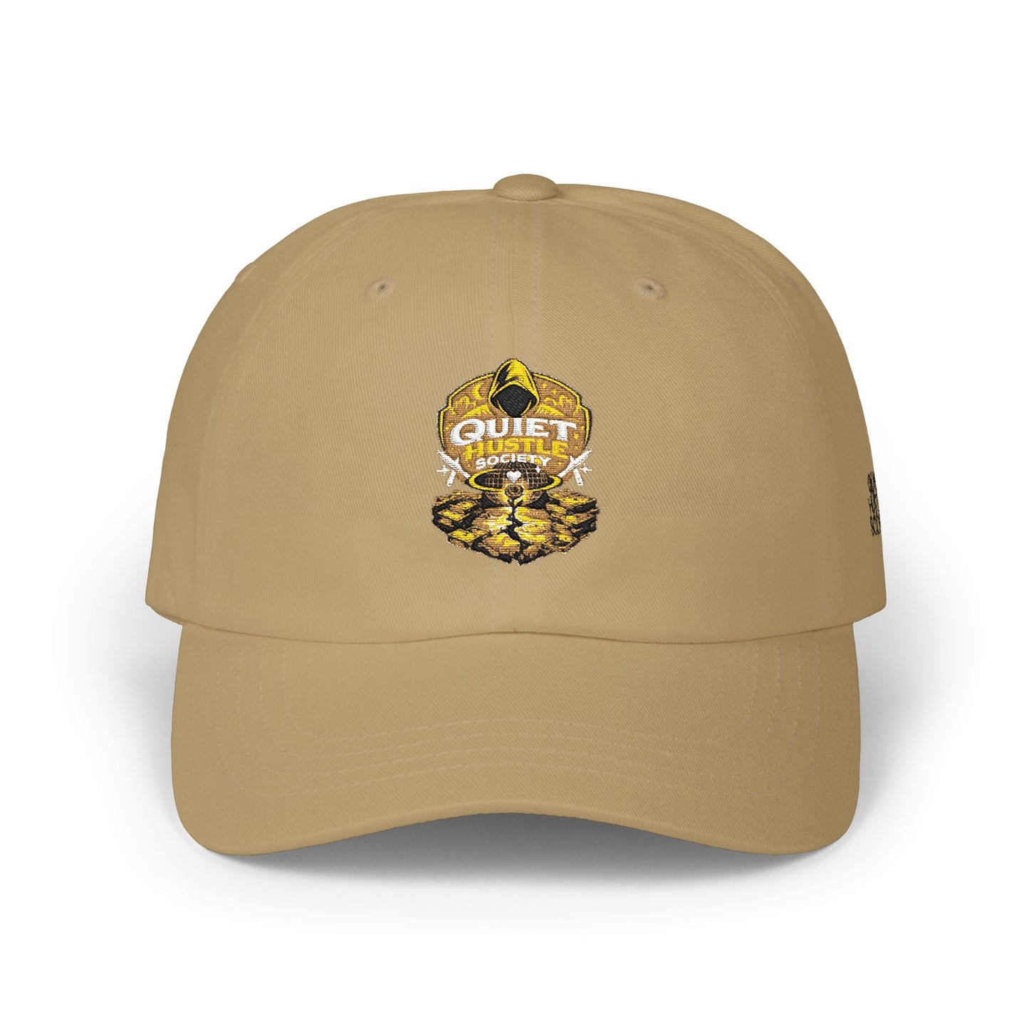 Dad Cap — "Quiet Hustle" Embroidered Baseball Hat