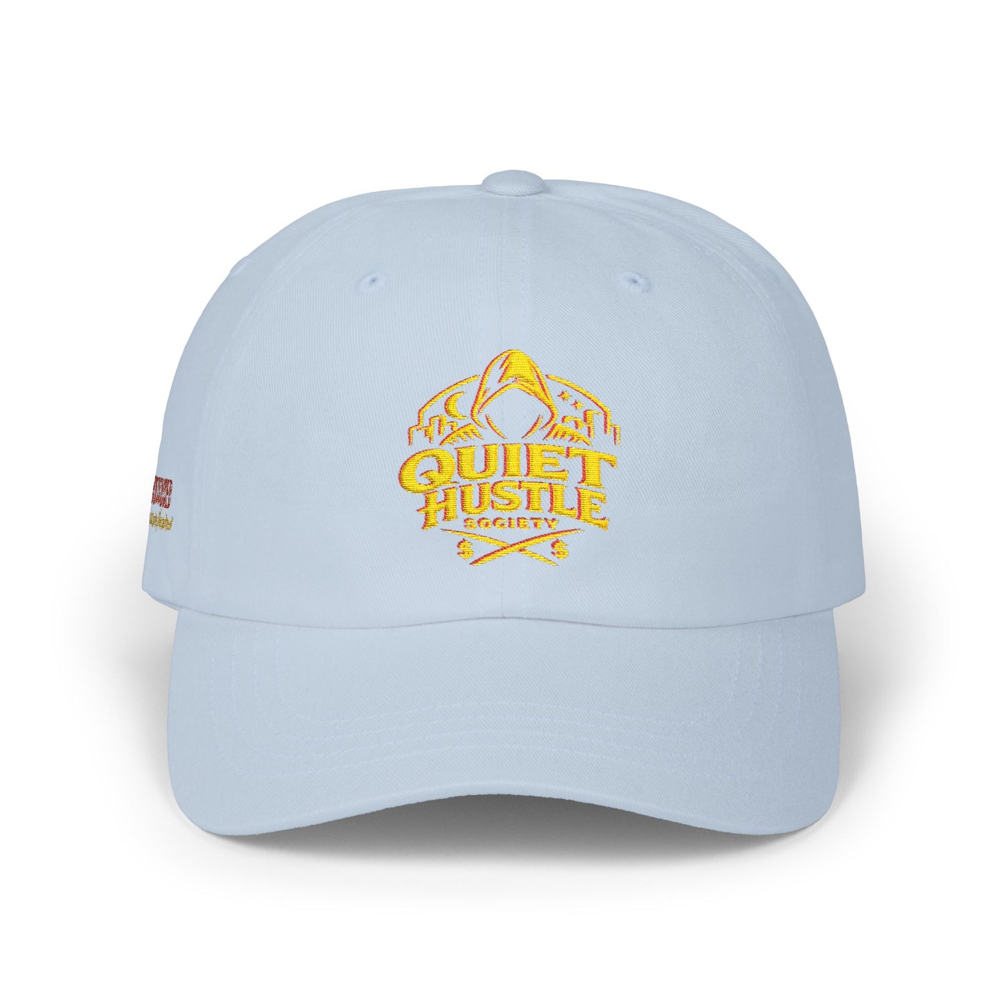Dad Cap — "Quiet Hustle Society" Embroidered Baseball Hat