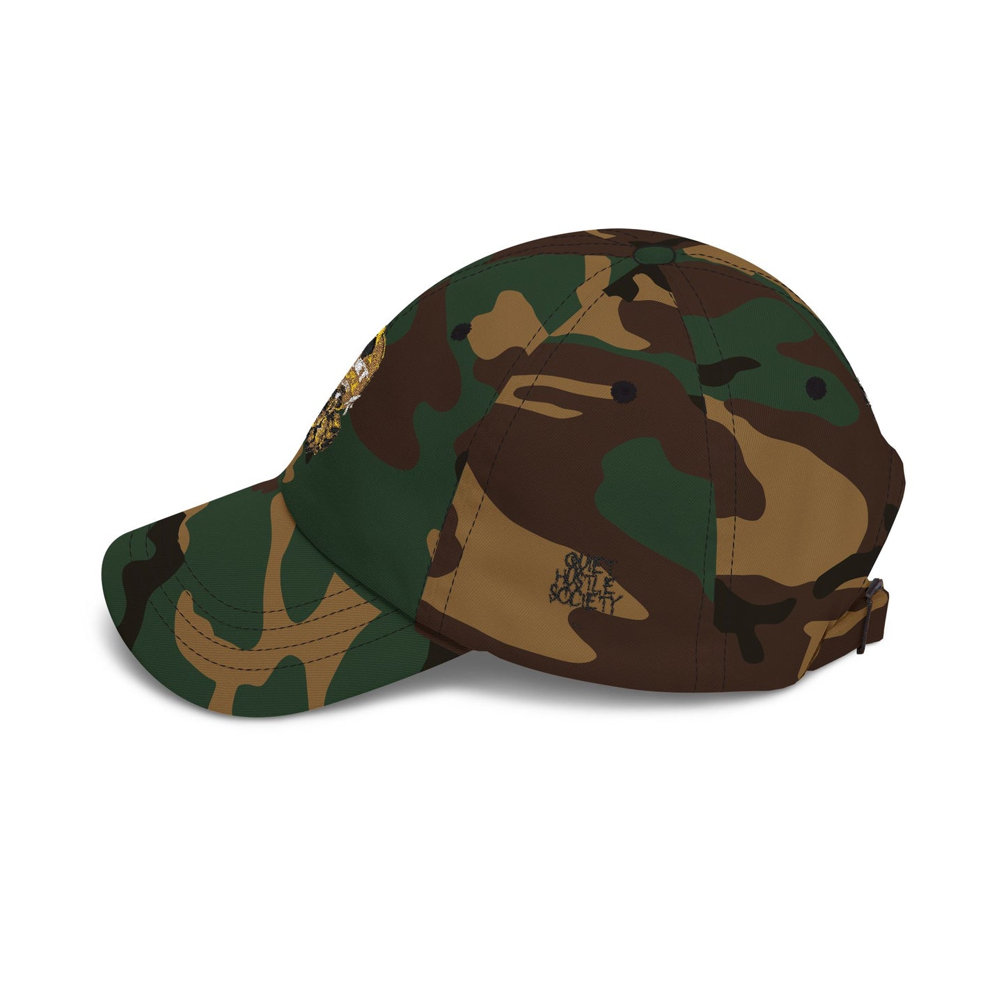 Dad Cap — "Quiet Hustle" Embroidered Baseball Hat