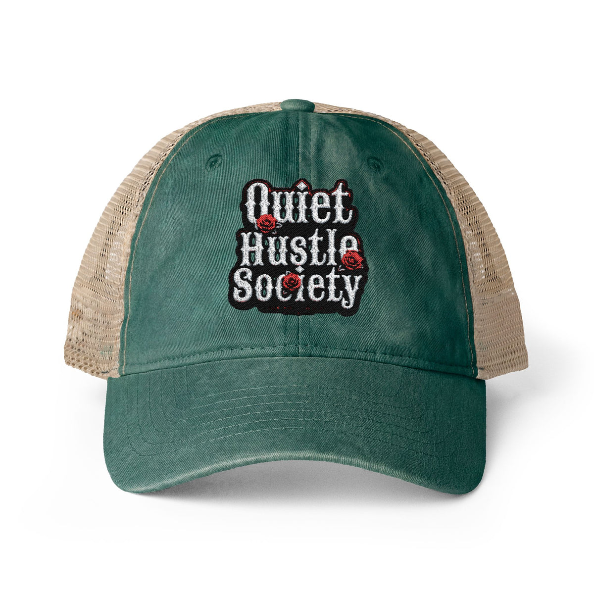 Women's QHS Washed Mesh-Back Cap
