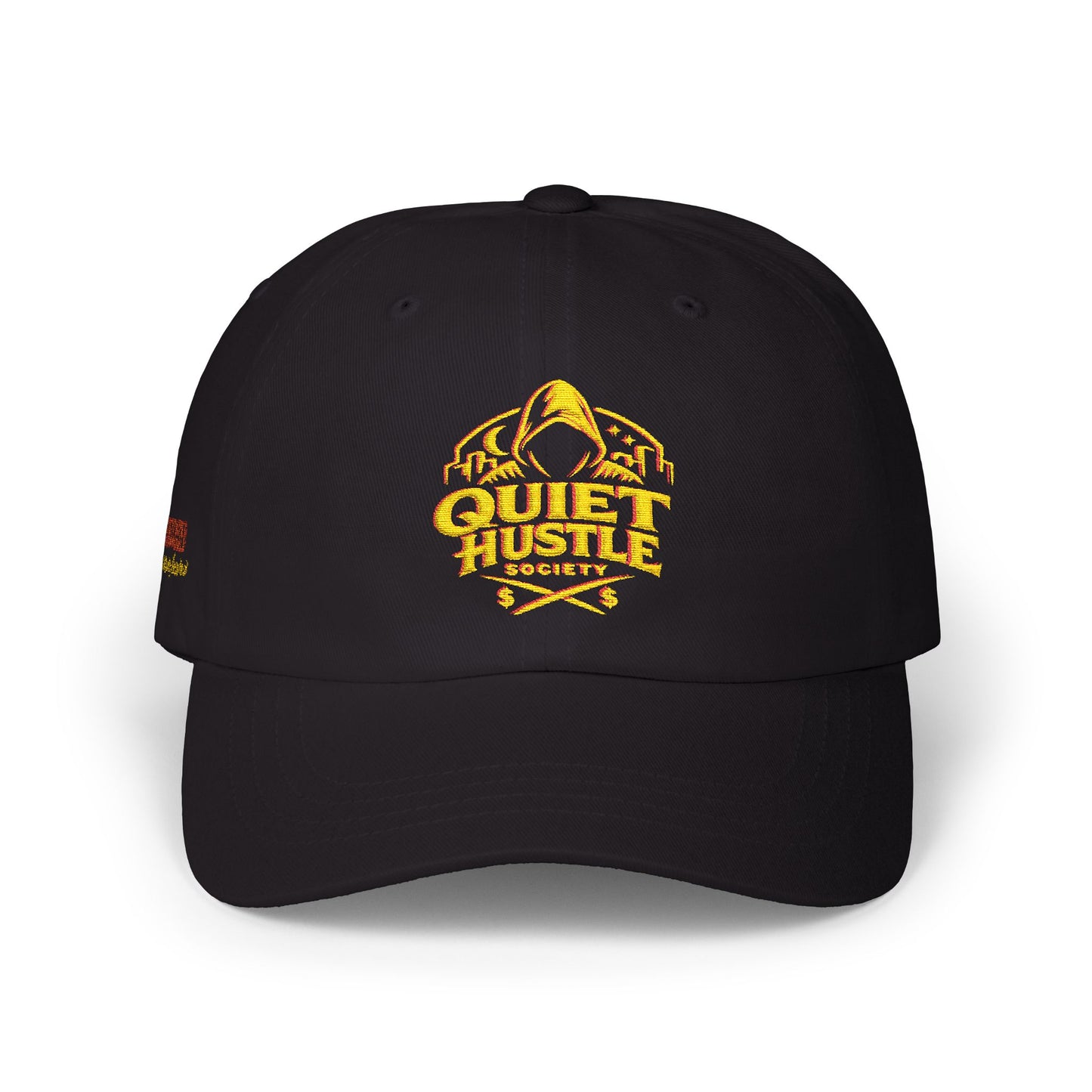 Dad Cap — "Quiet Hustle Society" Embroidered Baseball Hat