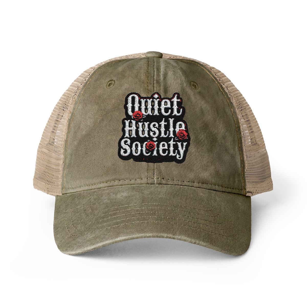 Women's QHS Washed Mesh-Back Cap