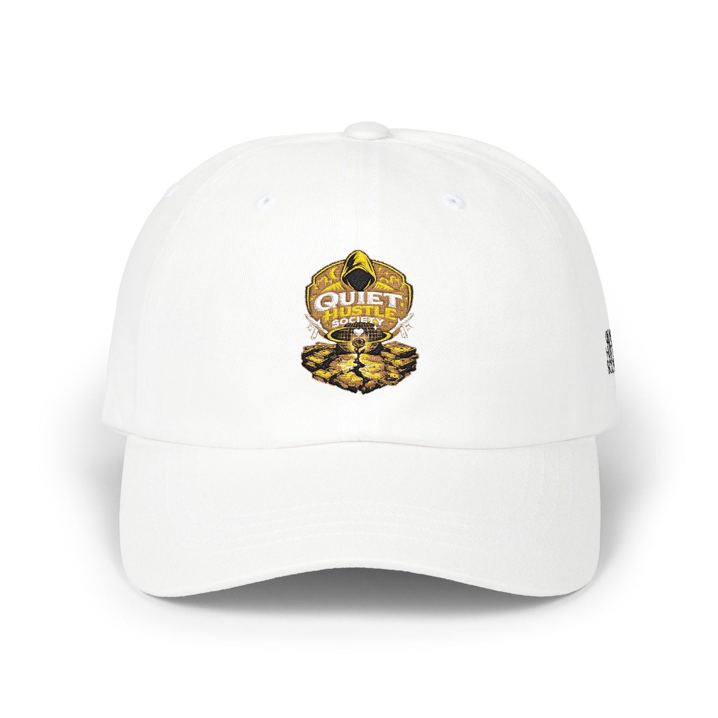 Dad Cap — "Quiet Hustle" Embroidered Baseball Hat
