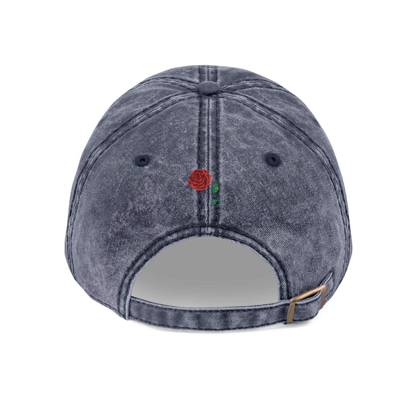 Vintage Embroidered Cap — "Quiet Hustle Society" Distressed Baseball Hat