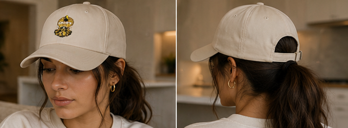 Dad Cap — "Quiet Hustle Society" Embroidered Baseball Hat