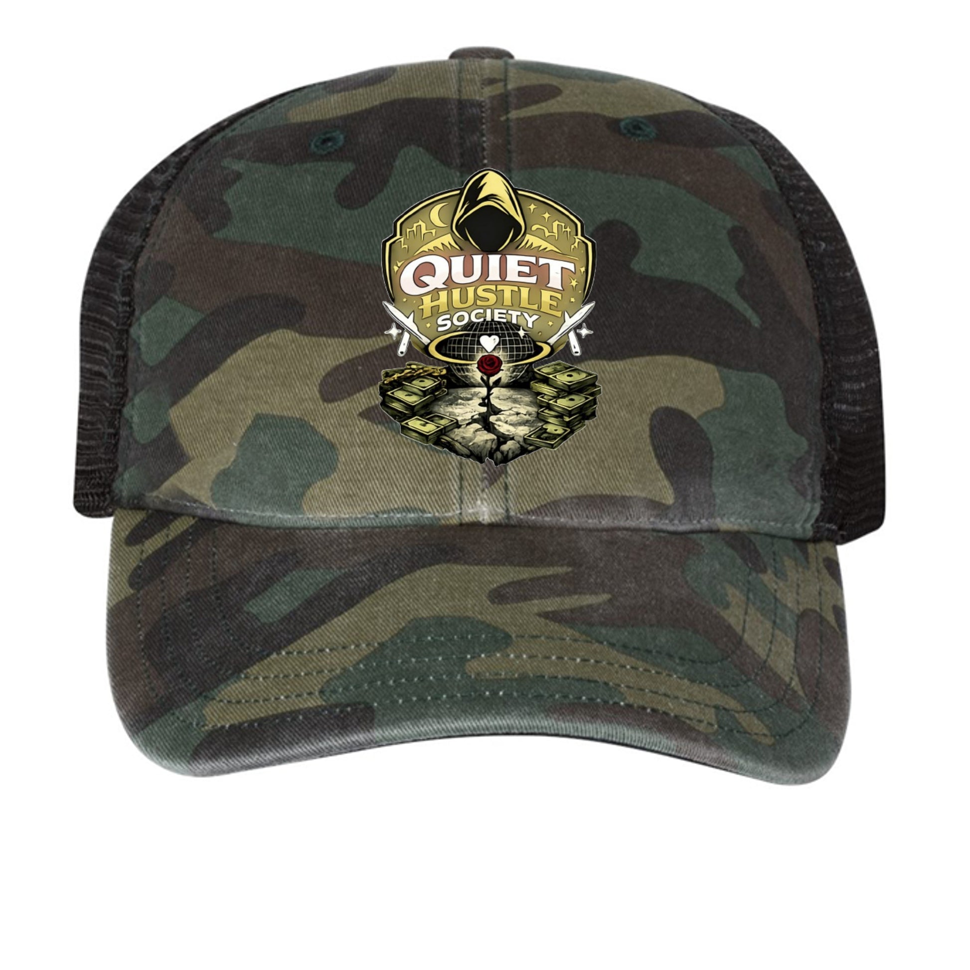 Green Camo/ Black - 111P - FRONT